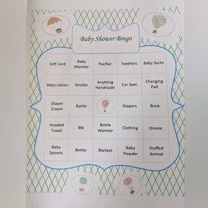Baby Shower Games Printouts